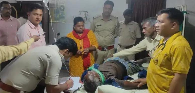 दामाद ने ससुर को मारी गोली, लाया गया राजमहल अस्पताल